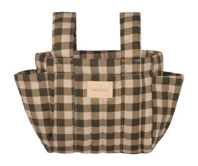 Kinderwagen Organizer Nobodinoz Hyde Park Green Checks