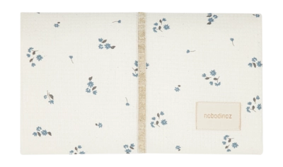 Wickelunterlage Nobodinoz Mozart Waterproof Lily Blue (26 x 18 cm)