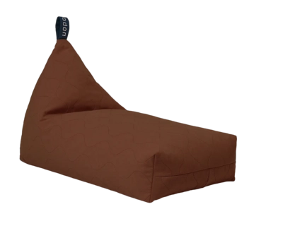 Zitzak Nobodinoz L1N0 Quilted Long Beanbag Prune
