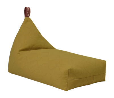 Sitzsack Nobodinoz L1N0 Quilted Long Beanbag Moss Green