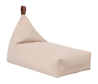 Zitzak Nobodinoz L1N0 Quilted Long Beanbag Mauve Pink