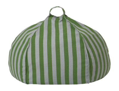 Zitzak Nobodinoz Round Vibes Green Blue Stripes
