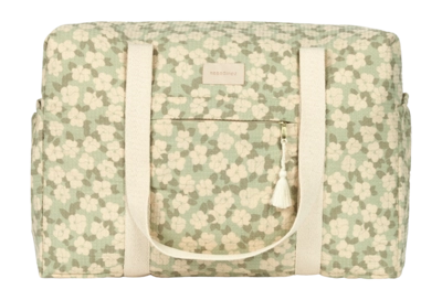 Wickeltasche Nobodinoz Opera Waterproof Maternity Bag Green Sakura
