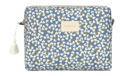Kulturbeutel Nobodinoz Diva Waterproof Vanity Case Blue Yumiko