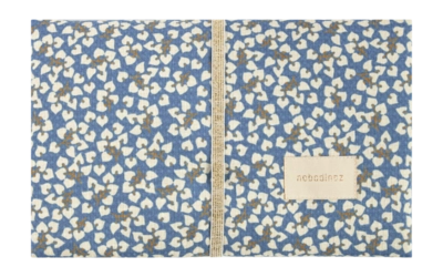 Wickelkissen Nobodinoz Mozart Waterproof Changing Pad Blue Yumiko (68 x 50 cm)