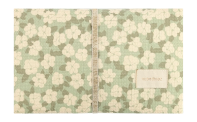 Wickelkissen Nobodinoz Mozart Waterproof Changing Pad Green Sakura (68 x 50 cm)