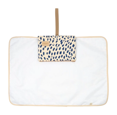 Coussin de Bain Nobodinoz Waterproof Hyde Park Leonie Blue (50 x 70 cm)