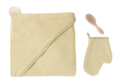 Wickeltuch Nobodinoz Baby Bath Set So Cute Green Tea