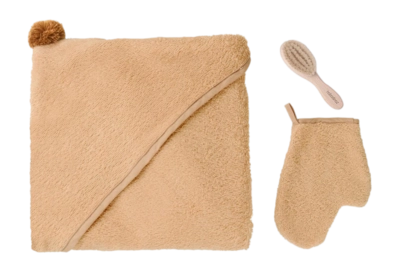 Omslagdoek Nobodinoz Baby Bath Set So Cute Camel