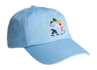 Cap Edmmond Studios Men Dancing Light Blue