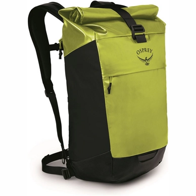 Rucksack Osprey Transporter Roll Top Lemongrass Yellow Black Unisex