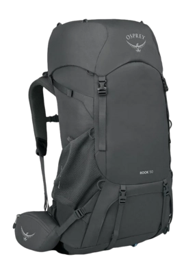Backpack Osprey Rook 50 Dark Charcoal/ Silver Lining '24