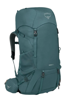 Backpack Osprey Unisex Renn 65 Cascade Blue/ Melon Orange