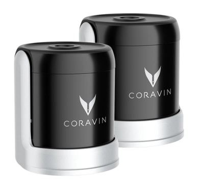 Weinstopper Coravin Sparkling Silver (2er-Set)