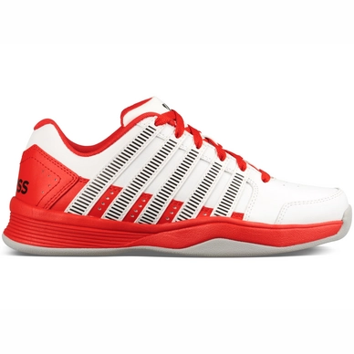 Chaussures de Tennis K Swiss Women Bigshot Light LTR Carpet White Fiery Red Black