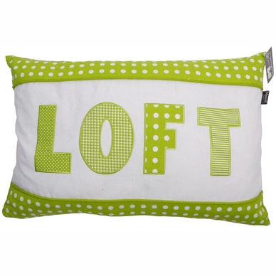 Rugkussen In The Mood Loft Mixed Lime