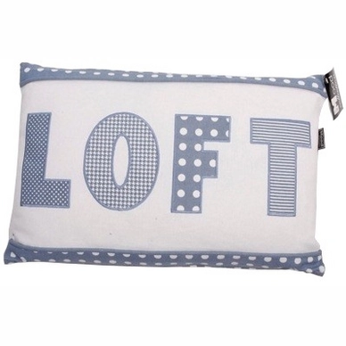 Coussin de Dossier In The Mood Loft Mixed Faded Blue