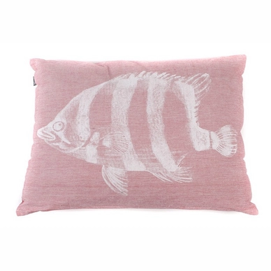 Rugkussen In The Mood Chambray Vis Rood