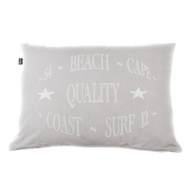 Rugkussen In The Mood Chambray Beach Kiezel