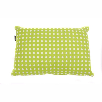 Rugkussen In The Mood Doubledots Lime
