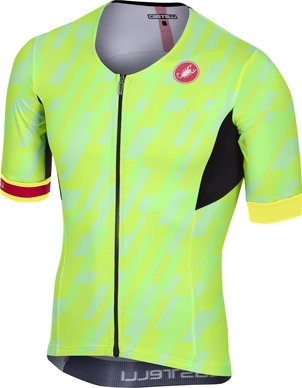 Fietsshirt Castelli Men Free Speed Race Pro Green
