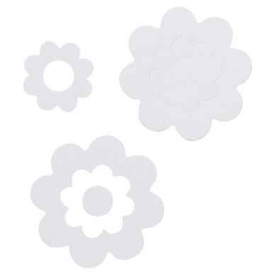 Anti Rutsch Strips Sealskin Blume Weiß (7-teilig)