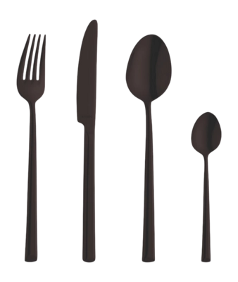 Cutlery Set Amefa Metropole Black (24 pieces)