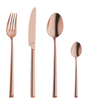 Besteckset Amefa Metropole Kupfer (24-teilig)