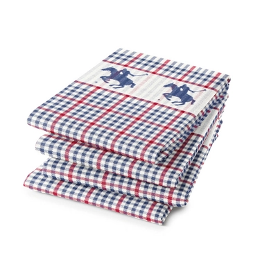 6 Geschirrtücher DDDDD Polo Blau (Baumwolle)