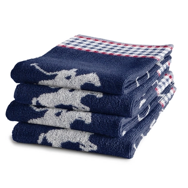 Keukendoeken DDDDD Polo Blauw (Set van 6)