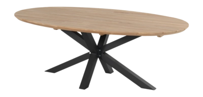 Tuintafel Hartman Stephanie Black 240 x 140 cm