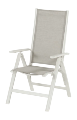 Tuinstoel Hartman Troy Full Recliner White Beige