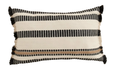 Lendekussen Hartman Oliver Black (55 x 35 cm)