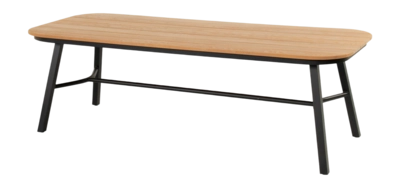 Tuintafel Hartman TUBB Teak Dining Table Black 240 x 100 cm