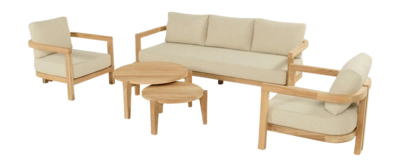 Loungeset Hartman Moira 2x Lounge Chair + 3-Zits + 2x Coffee Table