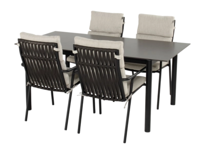 Tuinset Hartman Shinzo Dining Set (4 x Chair + Table)