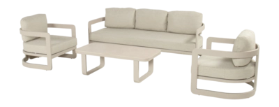 Loungeset Hartman Milano + Tafel Sand