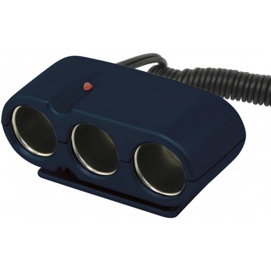Aanstekerdoos Carpoint 3-weg CE 12V 5A