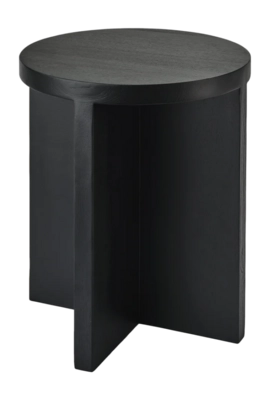 Sgabello in legno Aquanova Cole, Nero