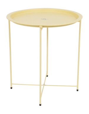 Bijzettafel Bo-Camp Pastel Collection Pesmes Geel