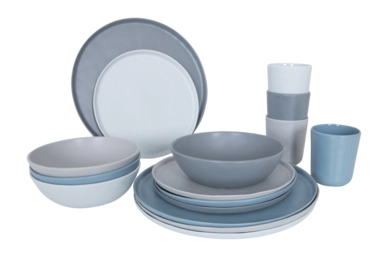 Servies Bo-Camp Molvadite Blauw (16-Delig)