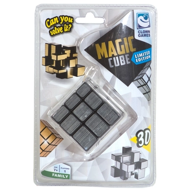Clown Magic Puzzle Cube Silver