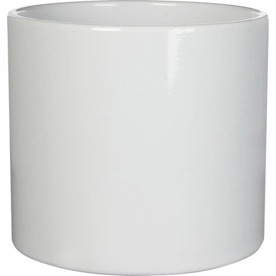 Bloempot Mica Decorations Era White Shiny 28 cm