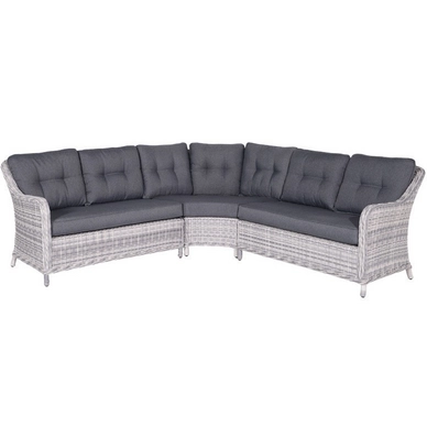 Loungediningset Garden Impressions Milwaukee Hoek Cloudy Grey (3-Delig)