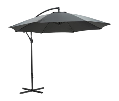 Zweefparasol Garden Impressions Athene Donker Grijs 300 cm