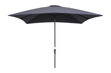 Parasol Garden Impressions Lotus Donker Grijs 250x250 cm