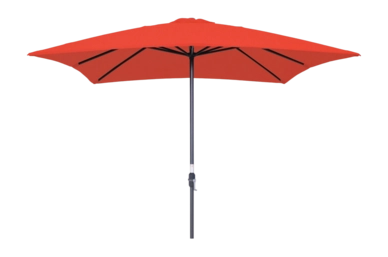 Parasol Garden Impressions Lotus Carbon Black red 250x250 cm