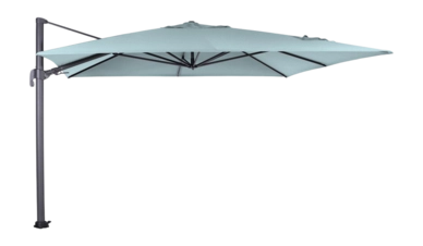 Zweefparasol Garden Impressions Hawaii Big Pole Mint Grey 350x350 cm