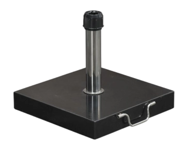 Parasolvoet Garden Impressions Cosmo Black Polished 60kg
