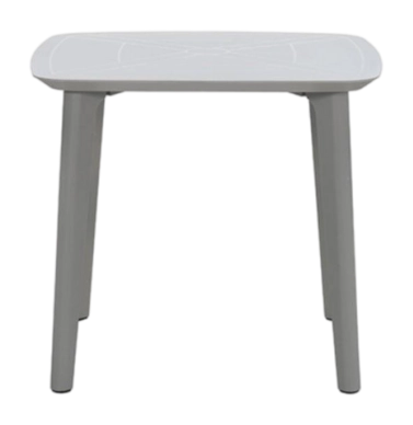 Tuintafel Garden Impressions Celano Licht Grijs 85x85 cm